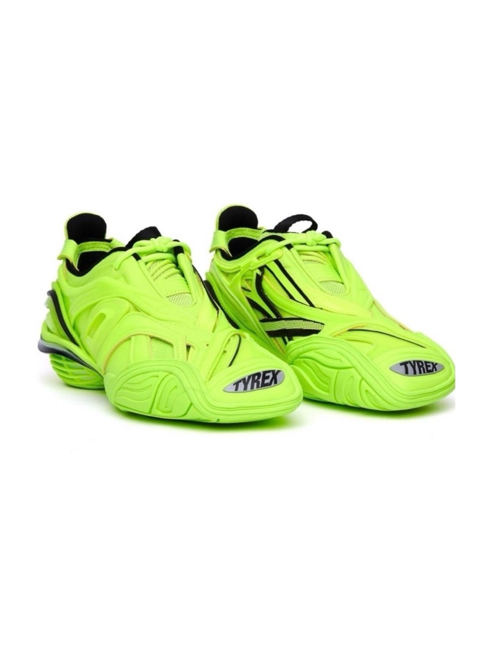 Balenciaga Tyrex Sneakers in Neon Yellow and Black
